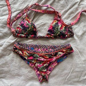 xhilaration tropical print swimwear